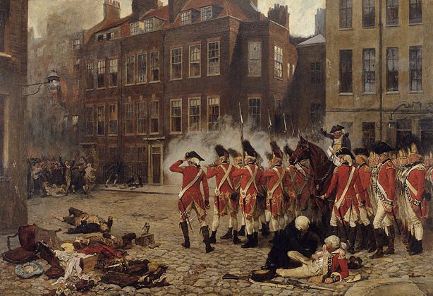 The Gordon anti-Catholic Riots, London September 2-9, 1780,  by John Seymour Lucas (1849-1923) Art Gallery New South Wales.